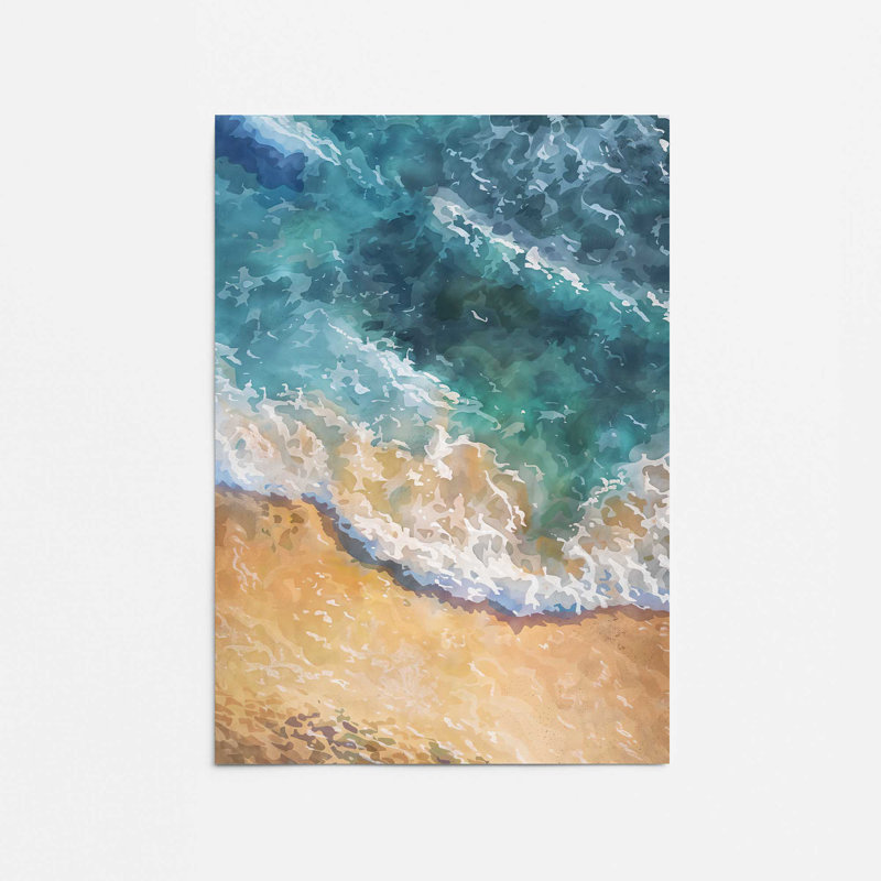 Waves on Amber Sand, H 24 po x l 18 po