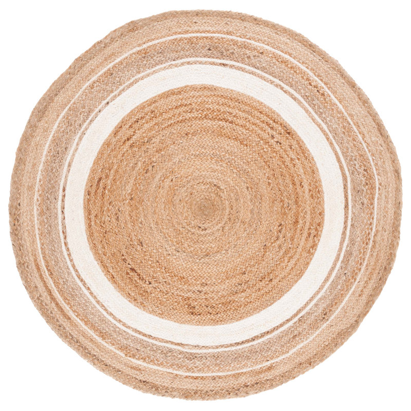 Flatweave Area Rug, Round 152 X 152