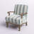 Amilio 28" W Farmhouse Striped Upholstered Armchair with Solid Wood Frame-523936732
