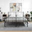 Dungall 35cm W Iron Bedside Table-1133635099