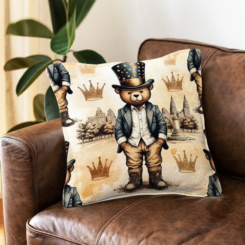 Abstract Throw Pillow