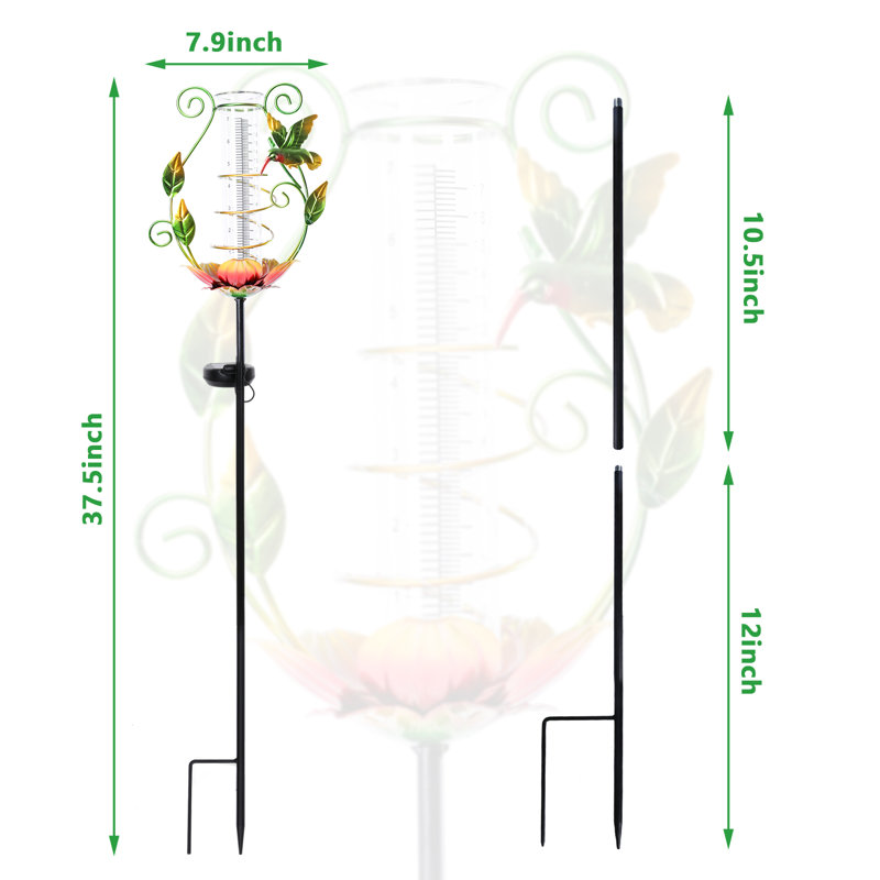 Pluviomètre en verre Tamirra