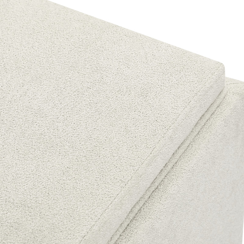 Repose-pieds avec rangement Ciocia, Beige clair