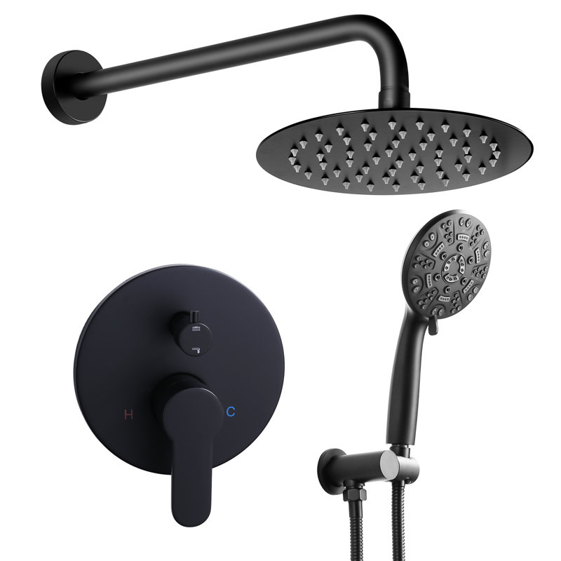 Pressure-Balanced (Temperature And Volume) Complete Shower System