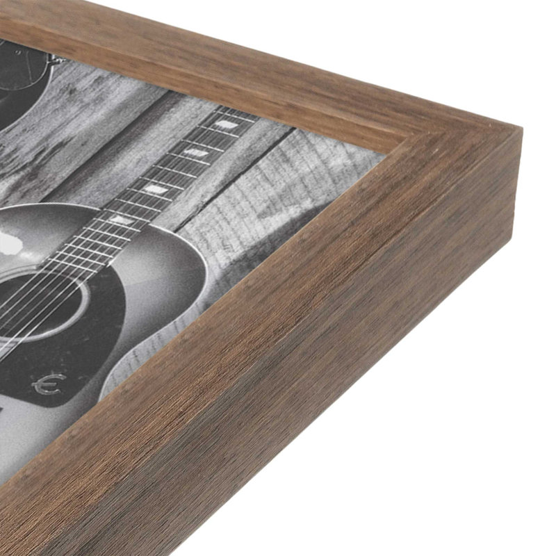 «Guitar Heaven II» par Jennifer Rigsby, reproduction d'art, L 48 x H 32, Brun, Framed Print