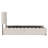 Upholstered Platform Bed With 4 Drawers