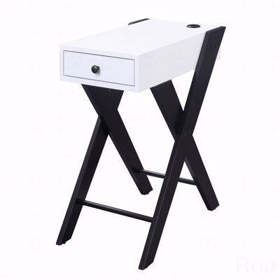 Table d'appoint avec ports USB