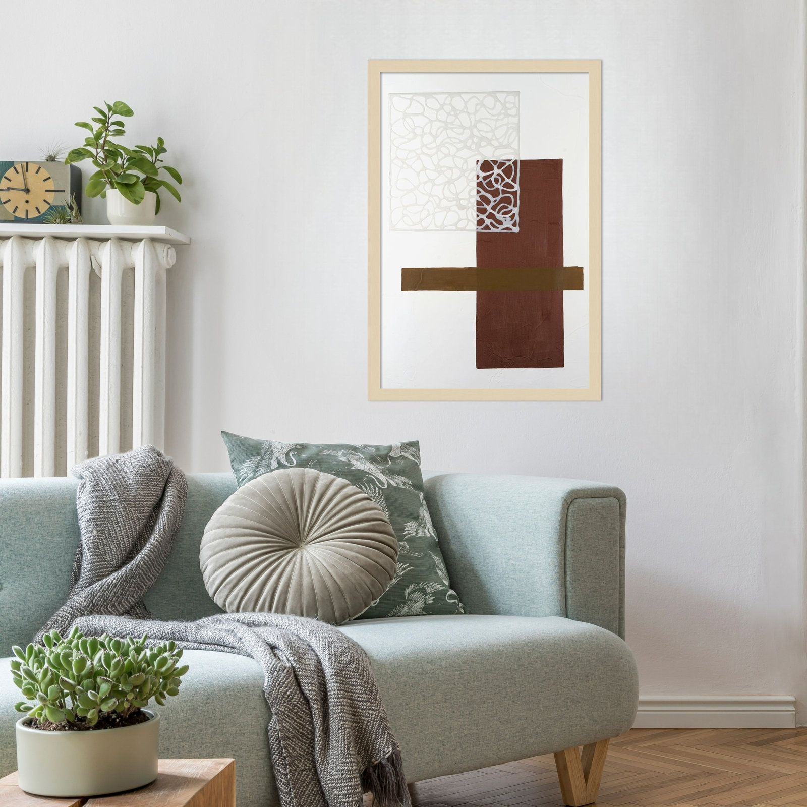 Nooks and Crannies No. 4 Print, 25" H x 17" W, Brown