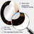 Golden Geometric Glam Full Moon - Gold Oval Wall Mirror Decor-730492052