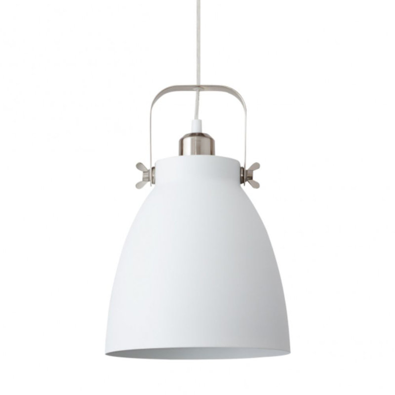 Bryana 1 - Light Single Pendant, White