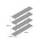 Conkle 120cm H x 134cm W Iron Etagere Bookcase