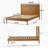Solid Wood Platform Bed (BED)-1444997131-1444997129