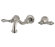 Kingston Brass Restoration Two-Handle 3-Hole Wall Mount Tub Faucet