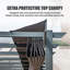 Pergola d'extérieur rétractable avec auvent résistant aux intempéries-1689327954-1689327953