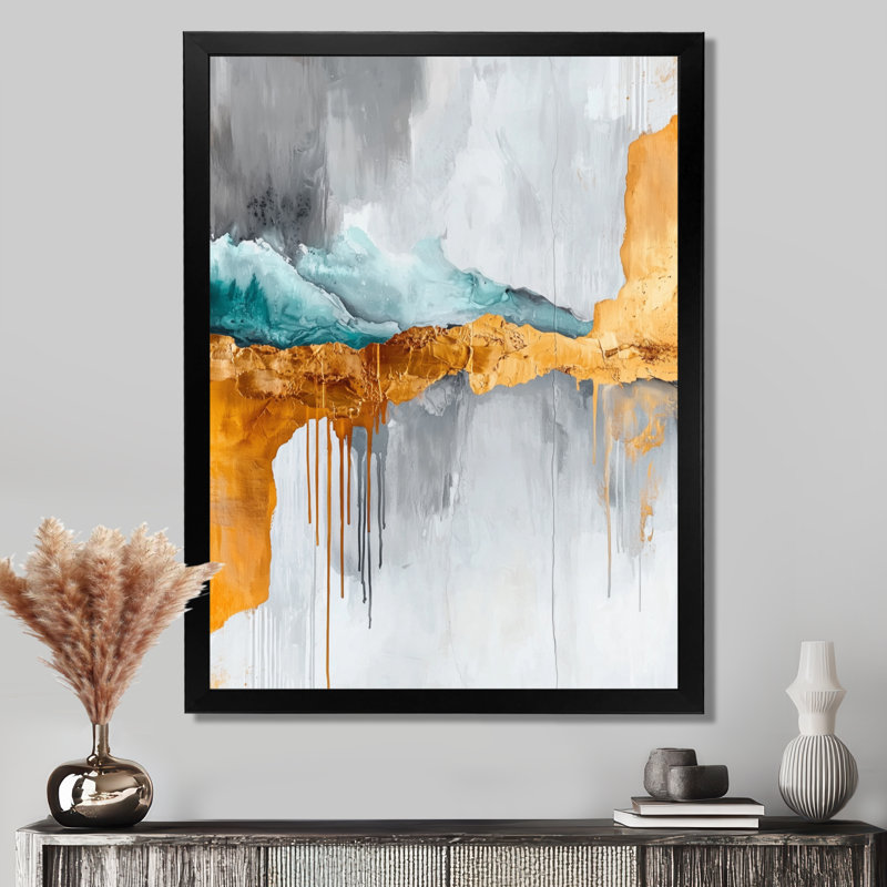 Sturgis - reproduction d'art sur toile abstraite, Black, 20" H x 12" W, Reproduction encadrée d'une seule photo