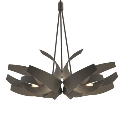 Corona 6 - Light Unique/Statement Geometric Chandelier