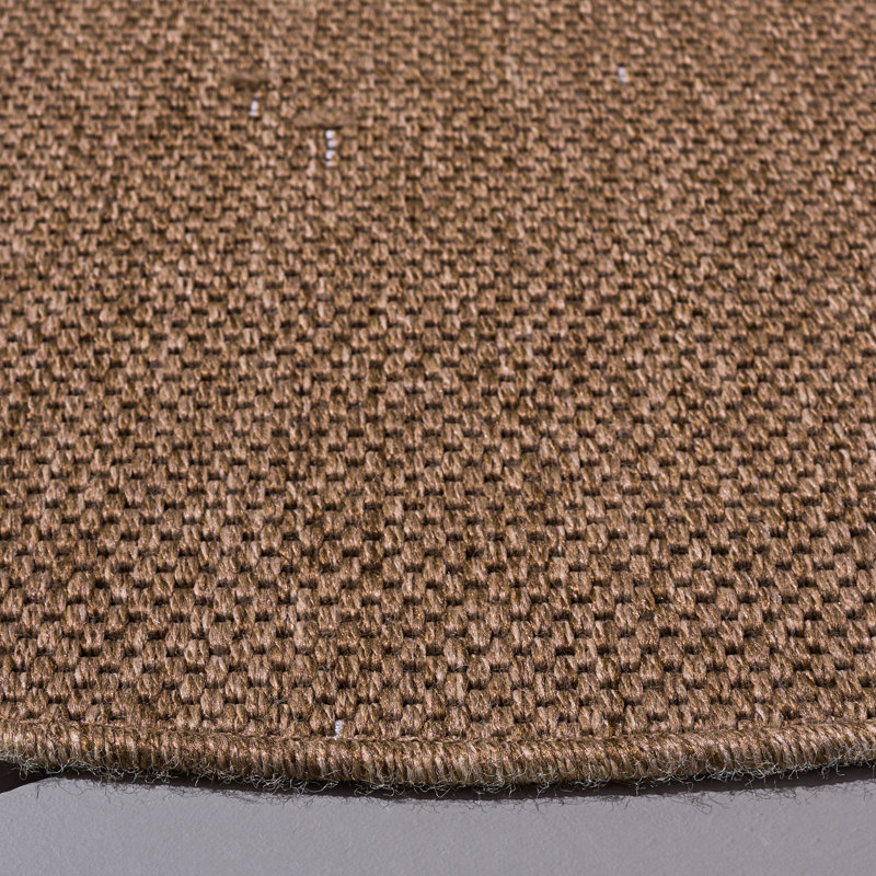 Sisal Performance 800 Performance Solid Color Indoor Rug, Round 6'7"