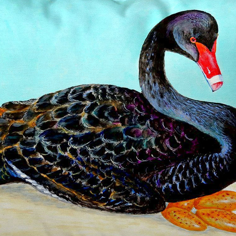  Coussin décoratif intérieur / extérieur Swan