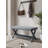 Abigail 42" Mid-Century Modern Velvet Upholstered Wood Bench Ottoman in Gray-949646925