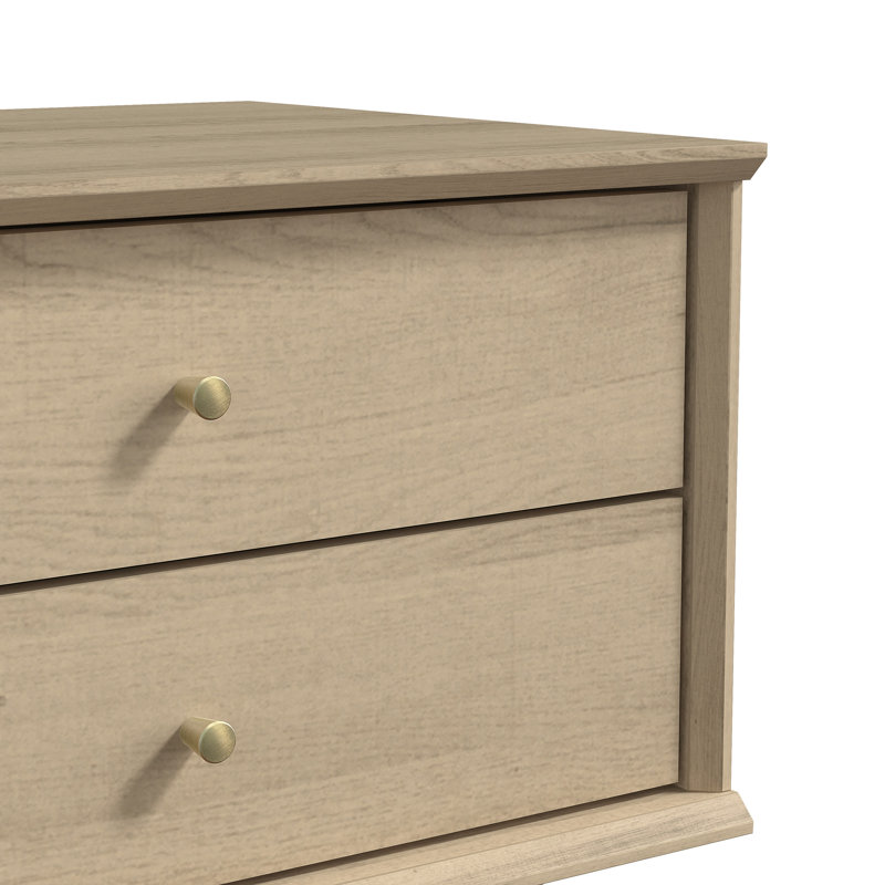 Branquinha Midcentury 3 Piece Bedroom Set, 3 Pcs: Headboard, 2 Nightstands