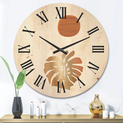Solid Wood Wall Clock