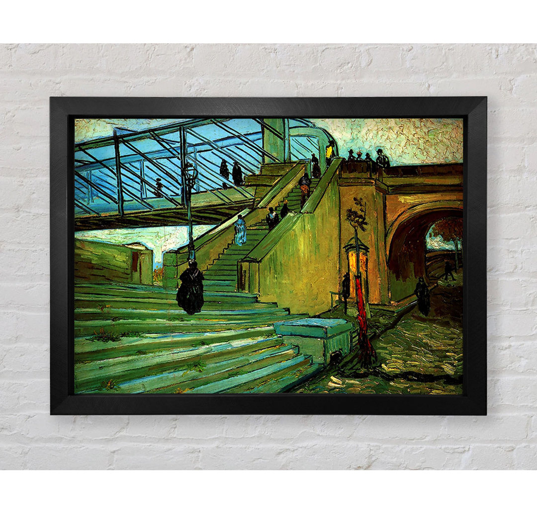 Van Gogh Die Trinquetaille Brücke von Vincent Van Gogh - Einzelne Bilderrahmen Kunstdrucke