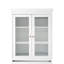 Meuble-lavabo autoportant de 70,1 po de hauteur avec 3 tiroirs, 2 tablettes réglables, peinture imperméable et portes silencieuses à fermeture en douceur en alliage de zinc avec poignées en verre pour un rangement organisé-1362897084