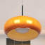 Vintage Orange Glass Pendant Light, Single Light Hanging Lamp For Kitchen Island Dining Room