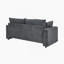 Modern 78-Inch Upholstered Sofa With Deep Cushions And Removable Pillows For Ultimate Comfort And Versatile Styling.-636112611