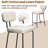 Counter Height Bar Stools , 26 inch Barstools , Fabric Kitchen Counter Stools with Back,  Bar Chairs-788050768-788050771