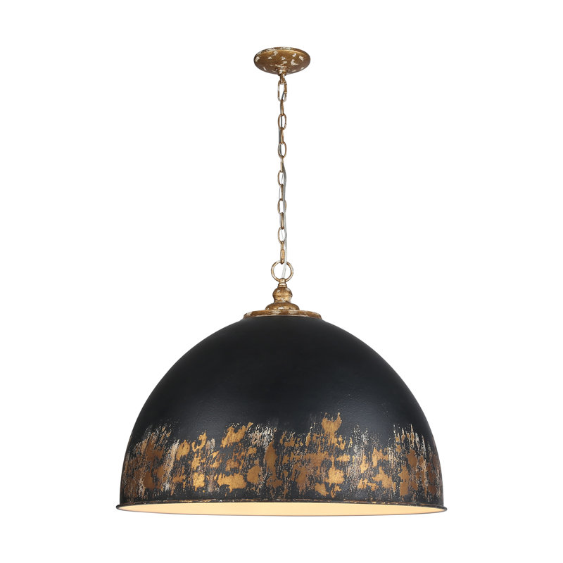 Luminaire suspendu 5 lumières Alison, Noir, noir, noir, noir