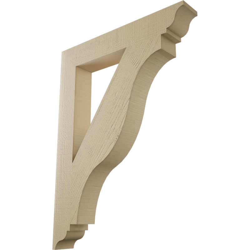 Support en bois de cèdre brut Funston Traditional, H 48 po x l 5,5 po x P 36 po