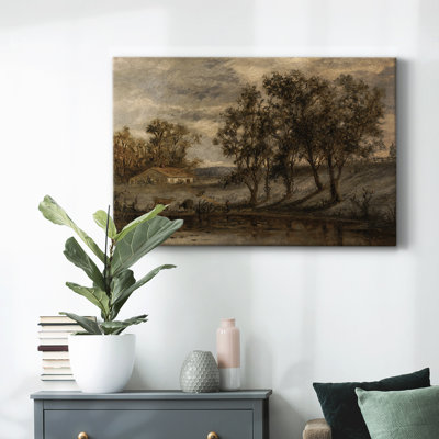 Paysage rétro - DCLV, reproduction d'art sur toile