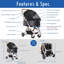 Poussette standard pliable Pet Rover Lite-54840741