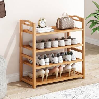 Shoe Shelf Family Doorway Small and Narrow Stratified Partition Board Indoor Storage Artifacts Save Space Rental House with Simple Shoe Cabinet Ebern