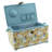 Dritz Medium Sewing Basket, Yellow Chickens