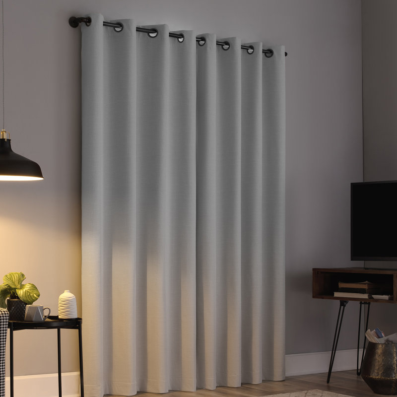 Terracotta Orange Blackout Grommet Curtain Panel 50" x 96"