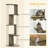 Corner Modern Cat Tree Tall for Climbing
