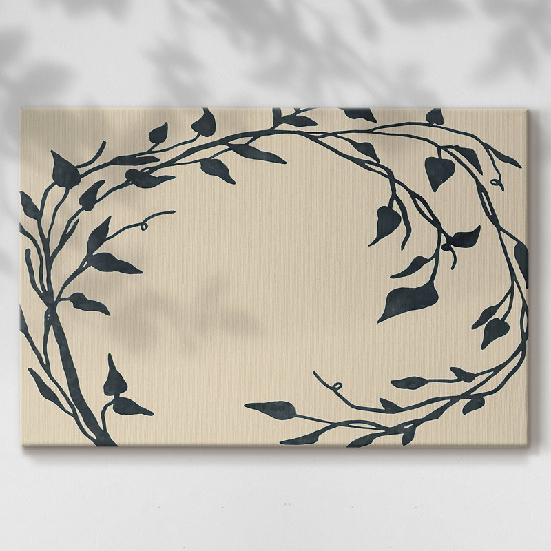 Tendril Swirl II -Gallery Enveloppé Cavas, 8 x 12