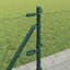 Vidaxl Fence With Posts PVC-Coated Steel-116797867-116797878
