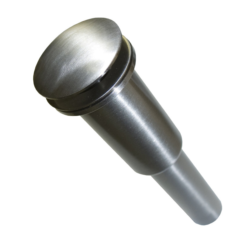 Dome 1.5" Drain Stopper Bathroom Sink Drain, Brushed Nickel