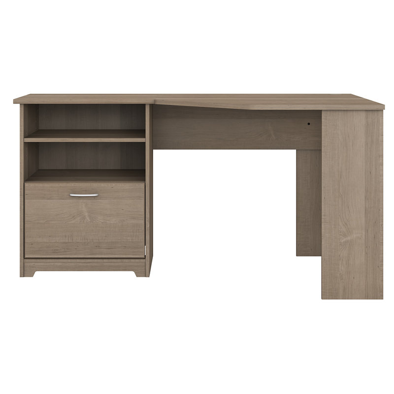 Bureau d'angle réversible Huckins, Gris cendré