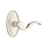 Cortina Wave/Drop Privacy (Bed & Bath) Door Lever with Oval Rosette