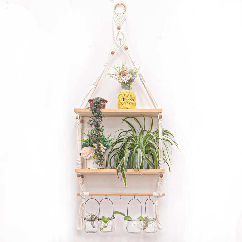 Jenal 2 Piece Wood Floating Shelf