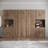 Queen Murphy Bed With Storage Cabinet And Open Shelves, Hidden Foldable Wall Cabinet Bed-1712723030