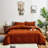 Solid Color Comforter Dark Color 3 PCs Bedding Set Deep Color Bed Comforter Set-115667181-115667179