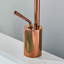 Robinet de lavabo pour salle de bain à poignée simple 1 trou Rose Gold