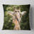 Giraffe Head Back View - Animal Printed Pillow-29516805-29516809