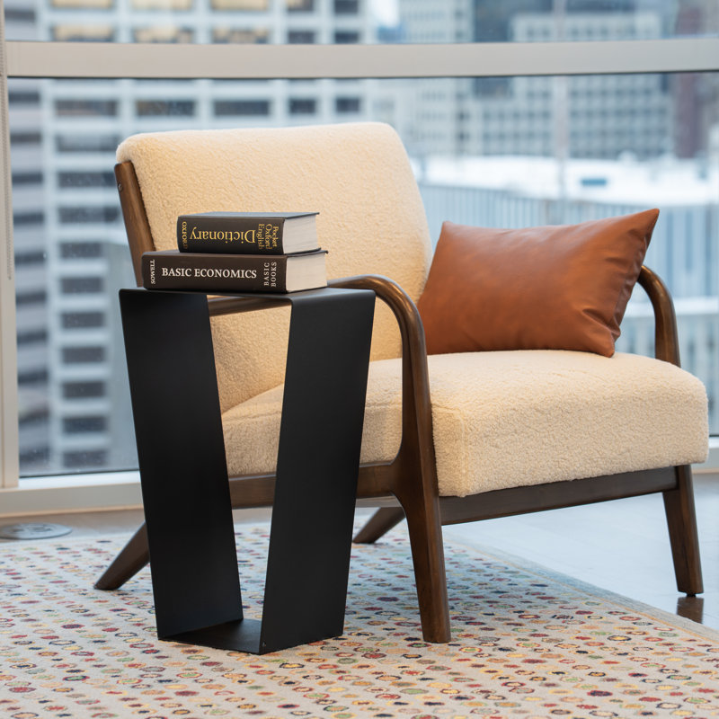 Table d'appoint moderne en métal: table de bout minimaliste, support pour plante