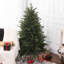 Arbre de 5 pi, 1309 pointes, base pliable, installation rapide, support pour décoration pour la maison, assemblage, bureau de décoration sécuritaire des Fêtes
